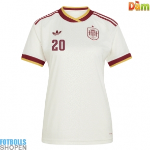 Billiga Spanien Pedri Gonzalez #20 Bortatröja Dam VM 2026 Kortärmad